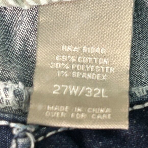 Vanity Premium Collection Dark Wash Embellished Skinny Jeans Size 27 W / 32 L - Picture 5 of 8